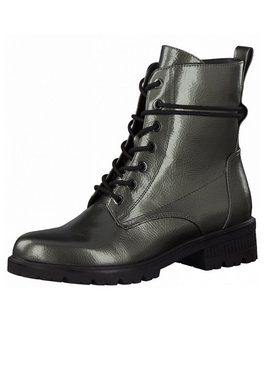 Tamaris 1-25280-27 975 Pewter Patent Stiefelette