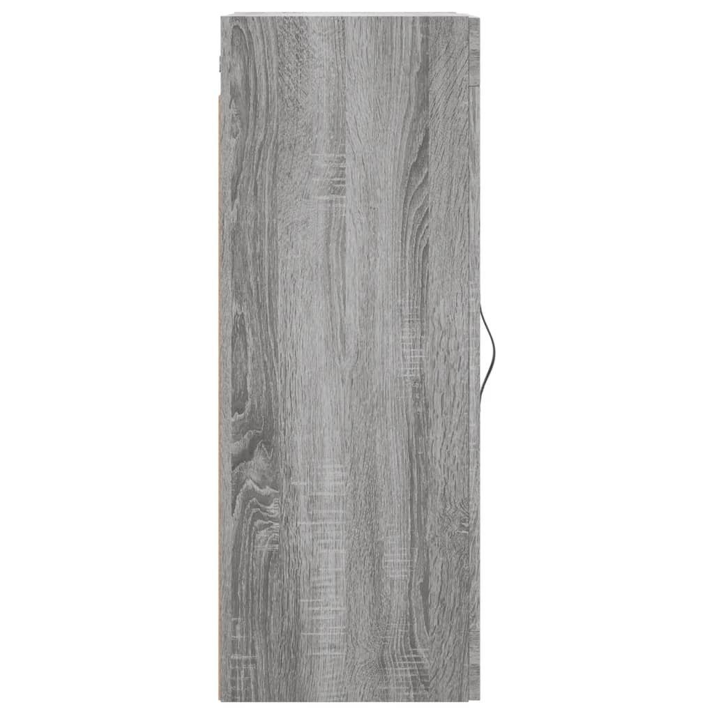 vidaXL Sideboard Wandschrank Grau Sonoma 34,5x34x90 (1 cm St)