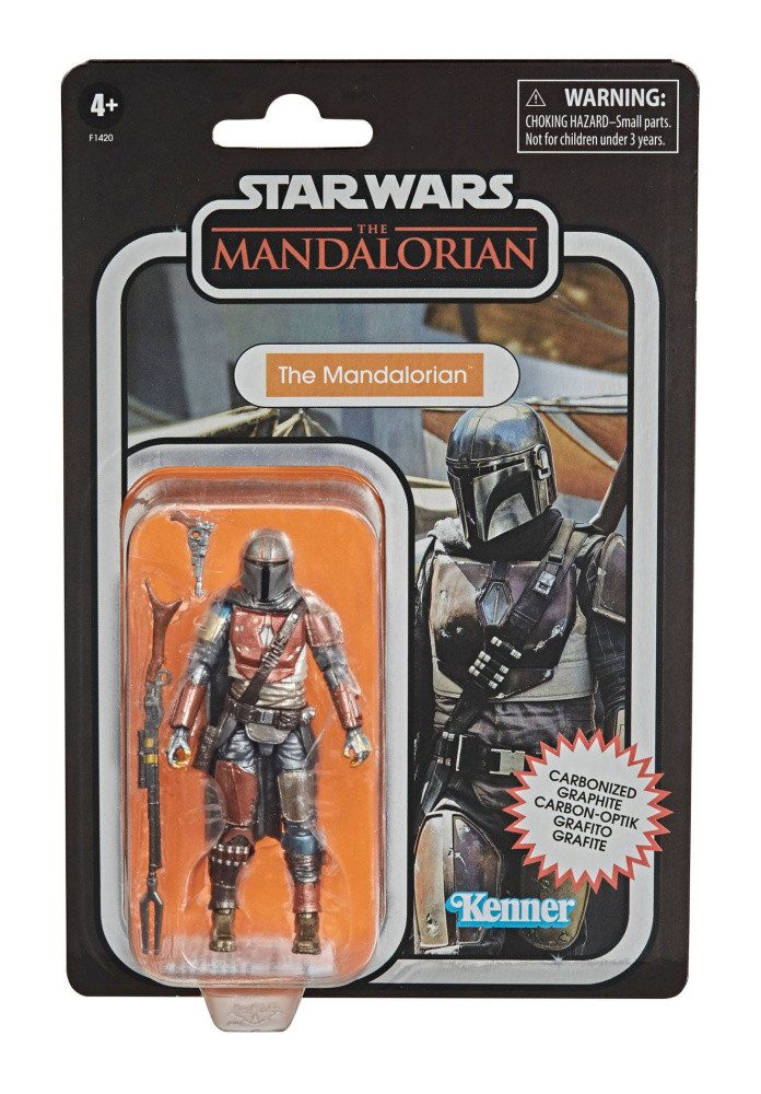 Hasbro Actionfigur Star Wars The Mandalorian 2020 Vintage Collection Carbonized Actionfig