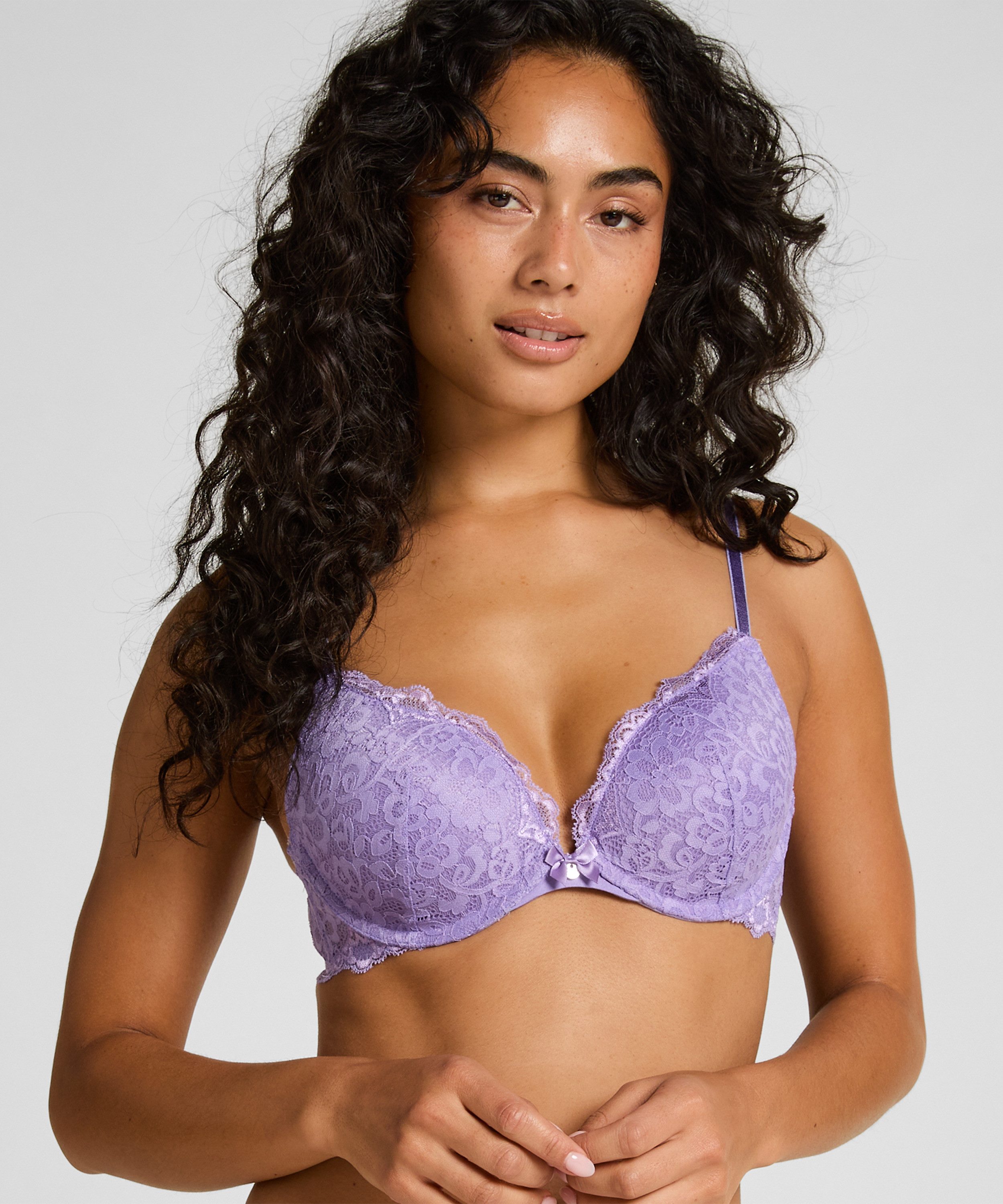 Hunkemöller Push-up-BH Vorgeformter Push-up-Bügel-BH Marine