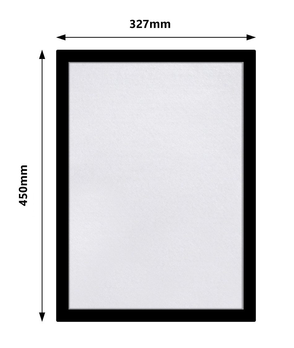 LMG Germany Magnettafel Magnetrahmen, Dokumententasche, hitzebeständig, wiederablösbar A3, Magnetisch, hitzebeständig, wiederablösbar, mattiert, A3