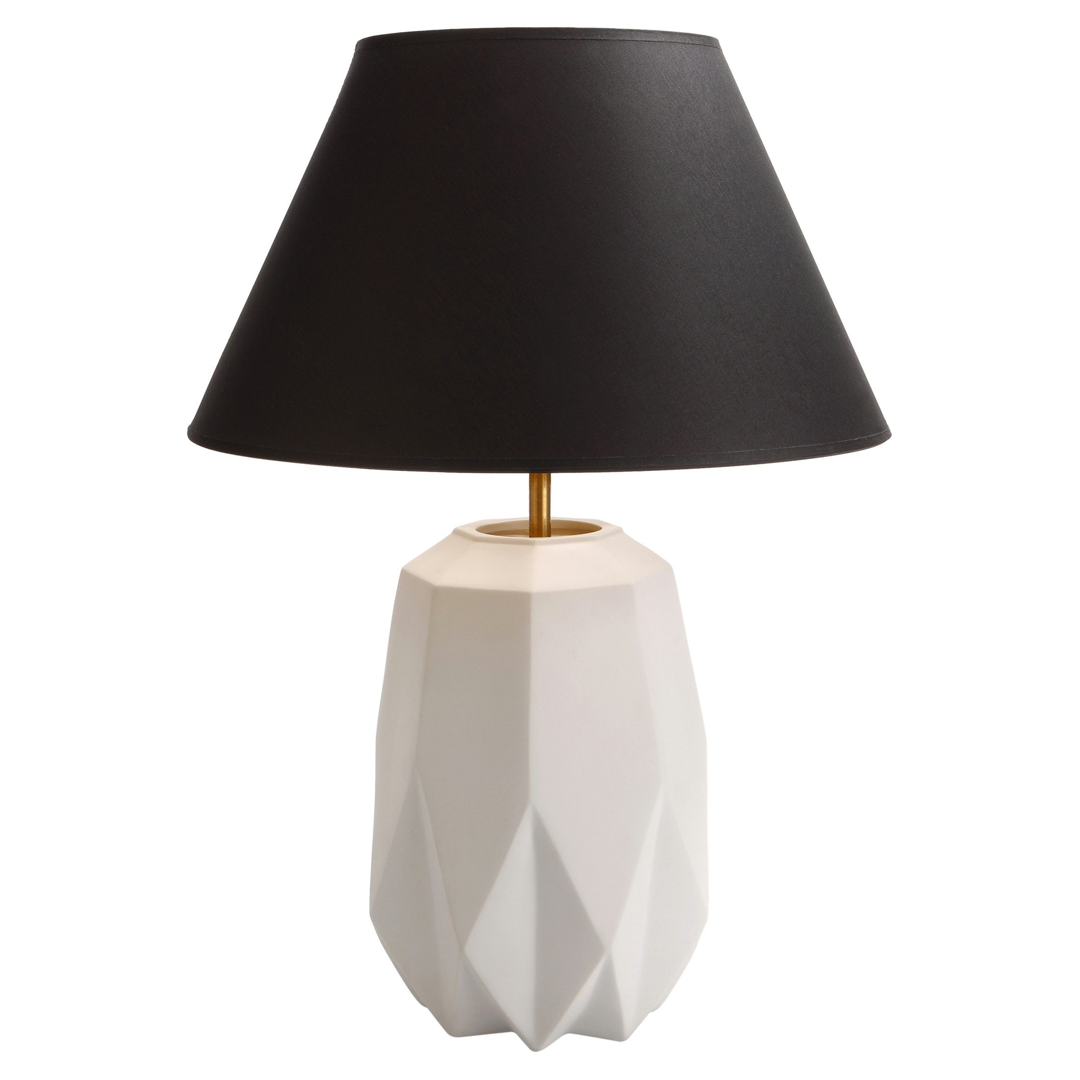 Kaiser Porzellan Lampenschirm Kaiser Polygono - schwarz Tischlampe