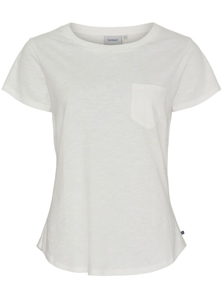 Sea Ranch T-Shirt Adina Damen Kurzarm-Shirt Adina mit Brusttasche - T-Shirt aus Baumwolle