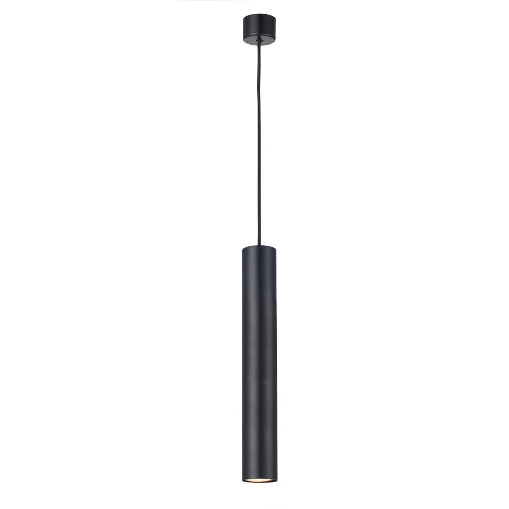 s.luce Pendelleuchte Hängelampe Crutch Zylinderform Schwarz günstig online kaufen