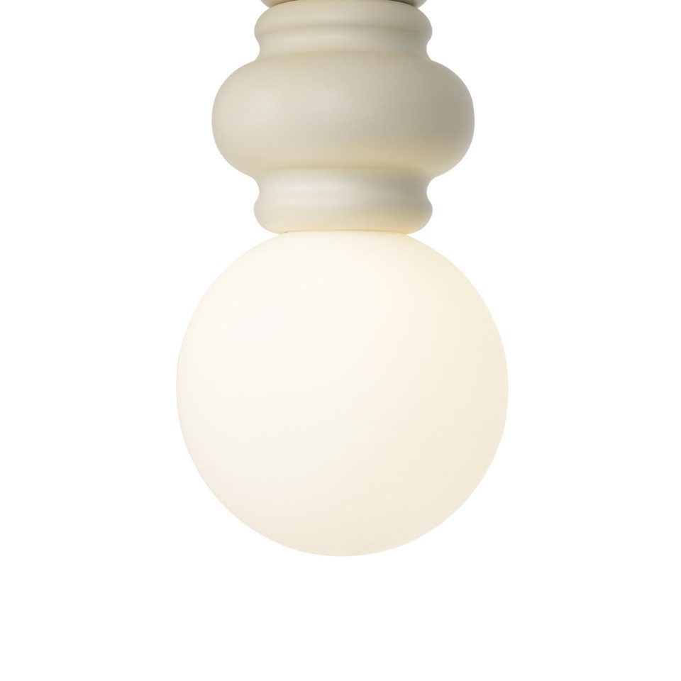 Qazqa Pendelleuchte Fedde, ohne Leuchtmittel, Extra-Warmweiß, QAZQA Hängeleuchte, g9, Beige, Stahl, Retro
