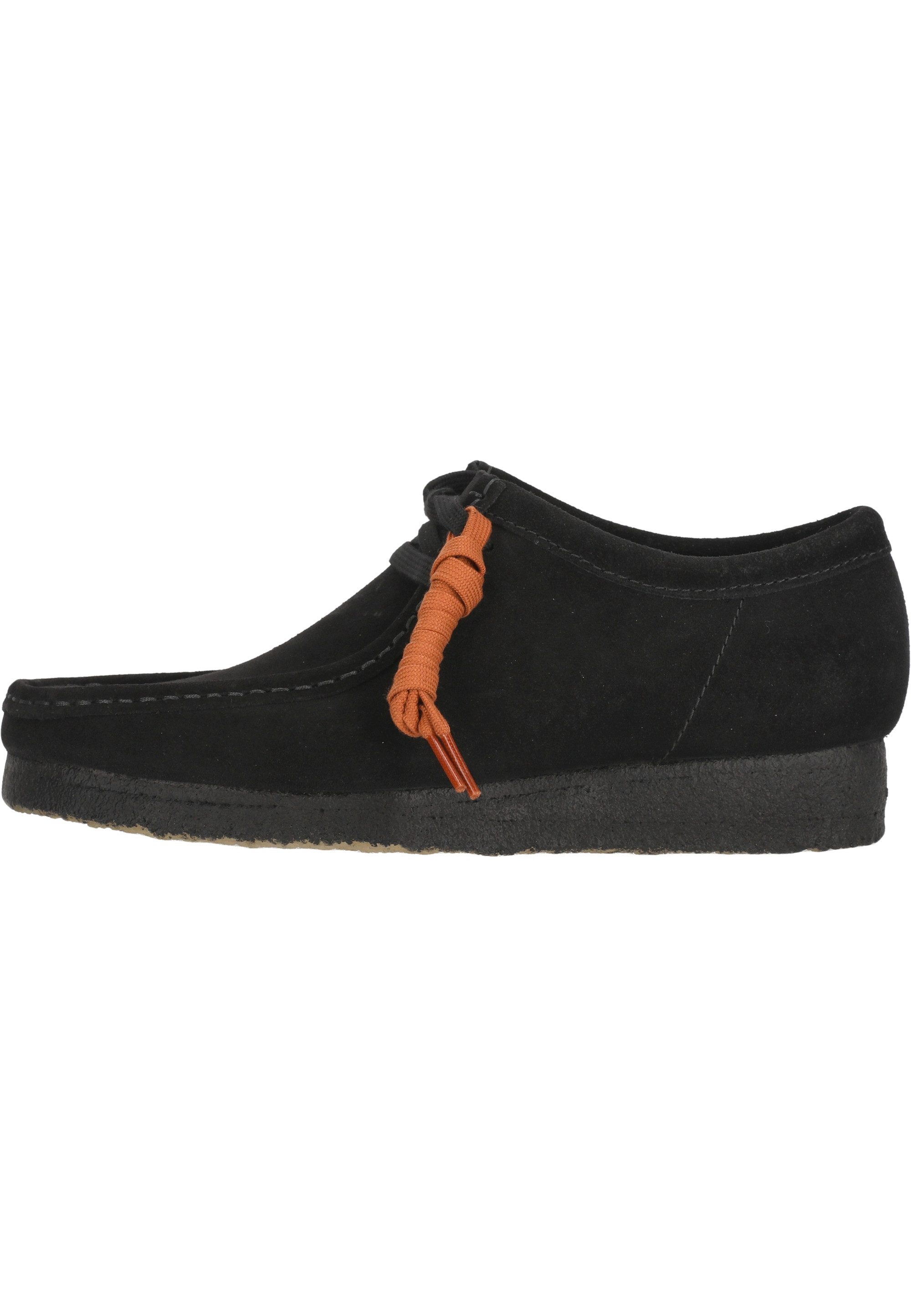 Clarks Wallabee Black Schnürschuh aus hochwertigem günstig online kaufen