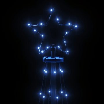 vidaXL LED Baum LED-Weihnachtsbaum Kegelform Blau 108 LEDs 70x180 cm