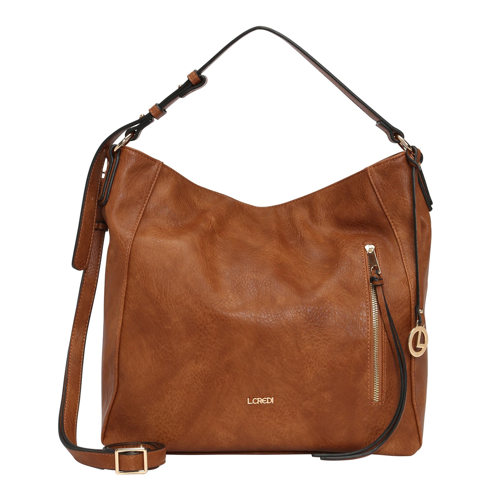 L. CREDI Schultertasche Jana, Polyurethan