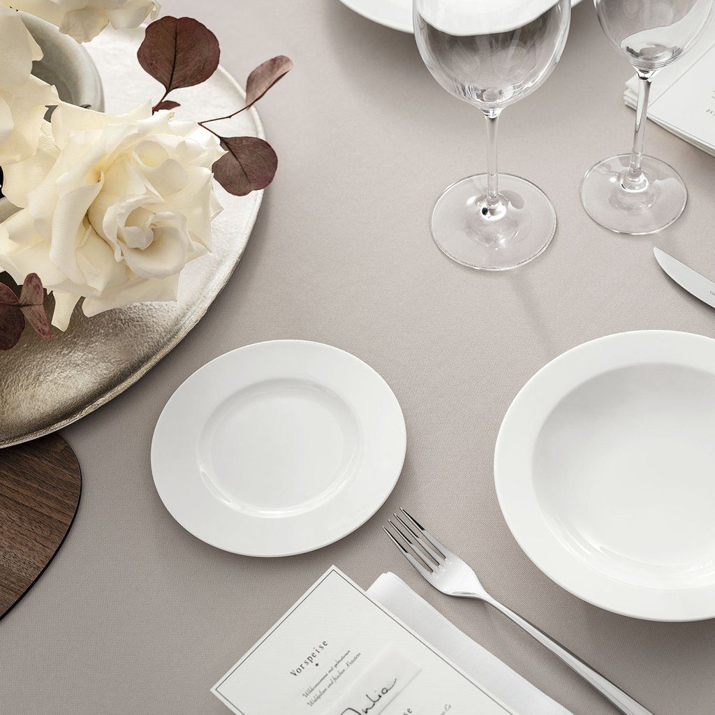 Villeroy & Boch Brotteller Royal Brotteller, (1 St), Premium Bone Porcelain, 1 Stck, mikrowellensicher,spülmaschinenfest, M