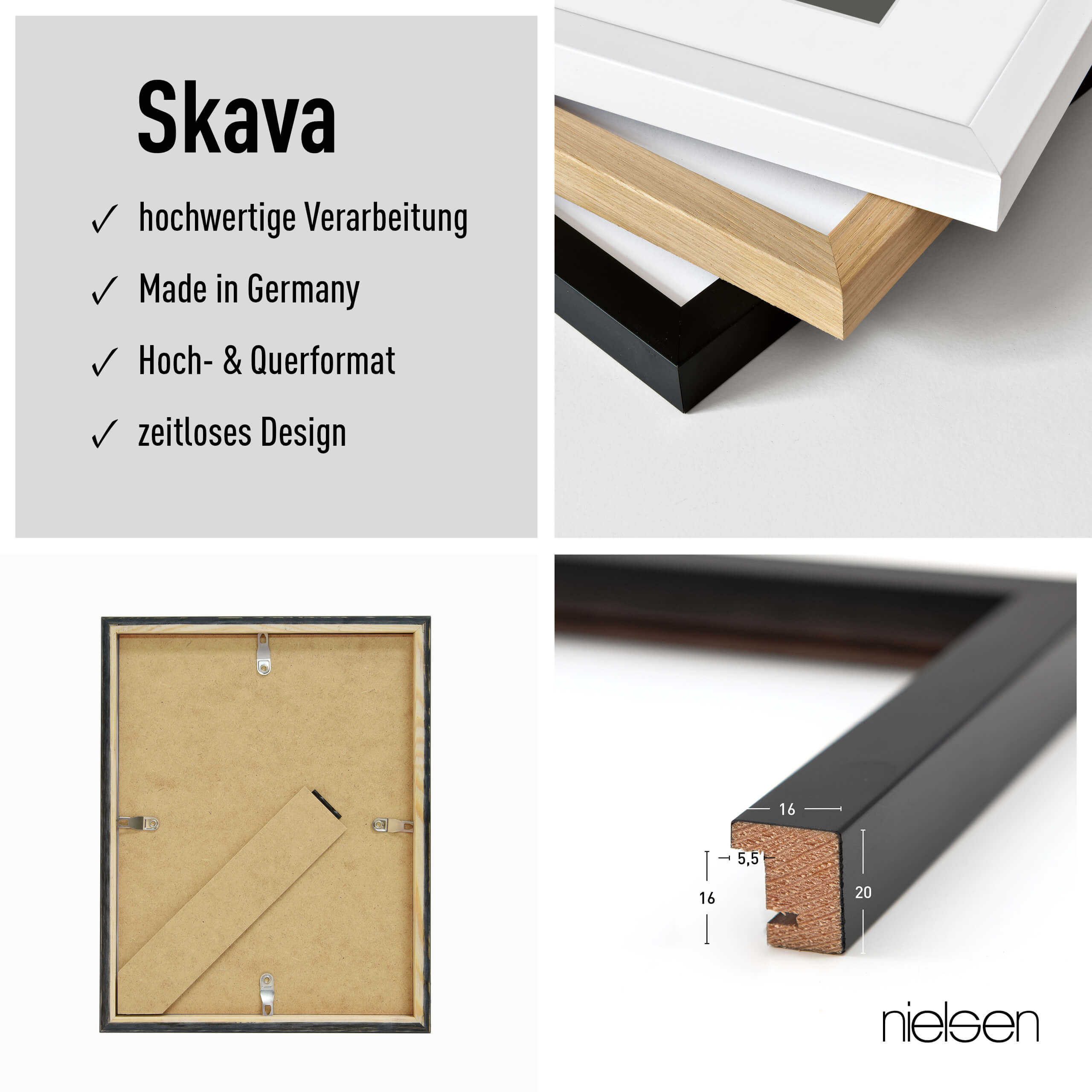 nielsen Bilderrahmen Holz Bilderrahmen Skava, (1 St)