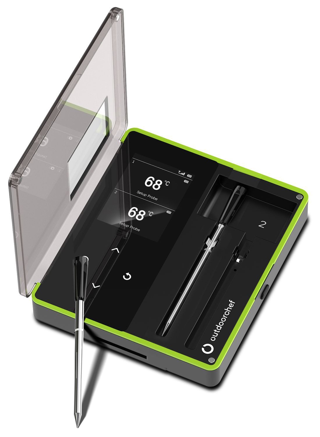 Gartenthermometer Easy Check Grillthermometer Dual- Wireless Bluetooth Thermometer