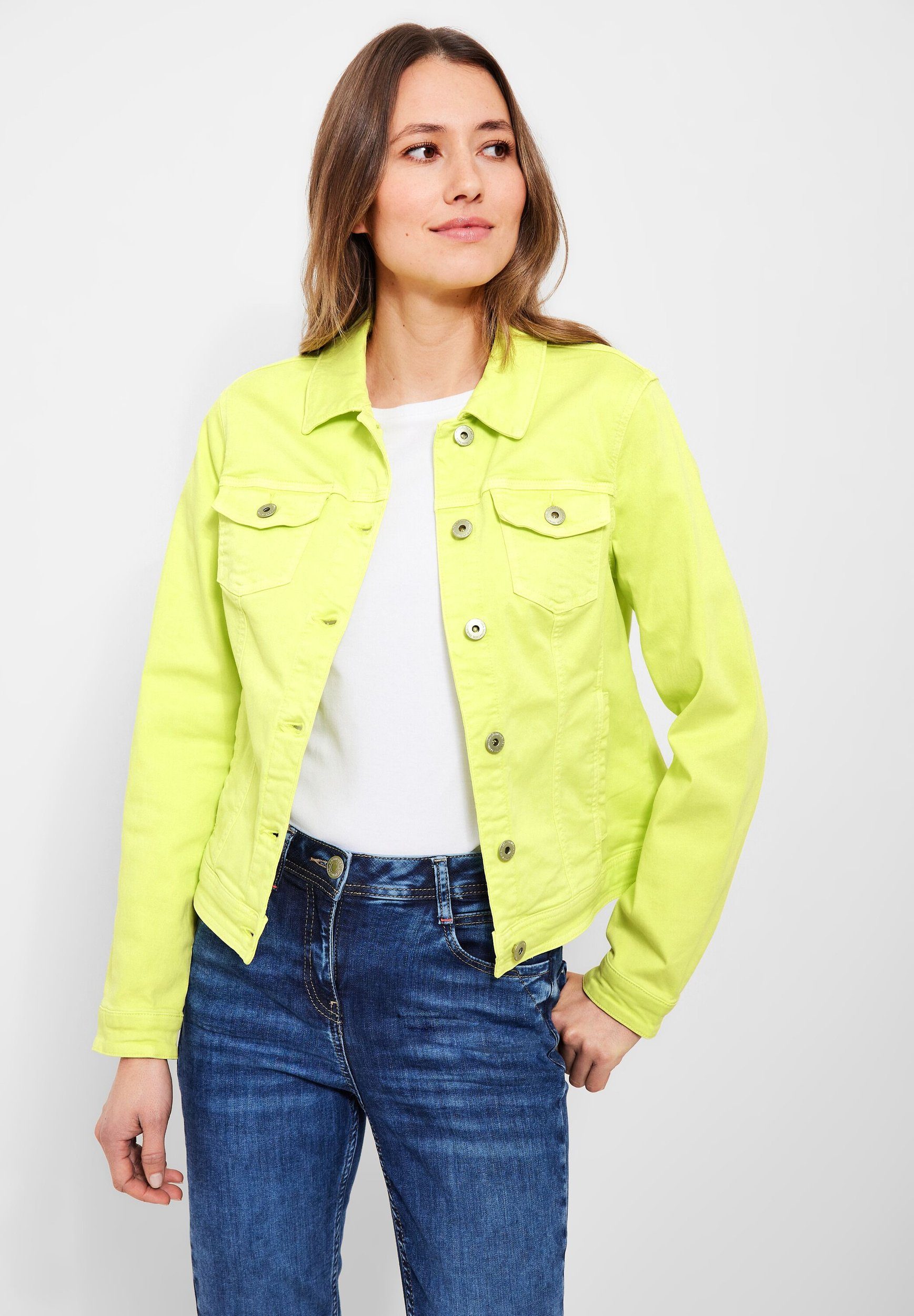 limelight Color yellow Jeansjacke Cecil Steppjacke