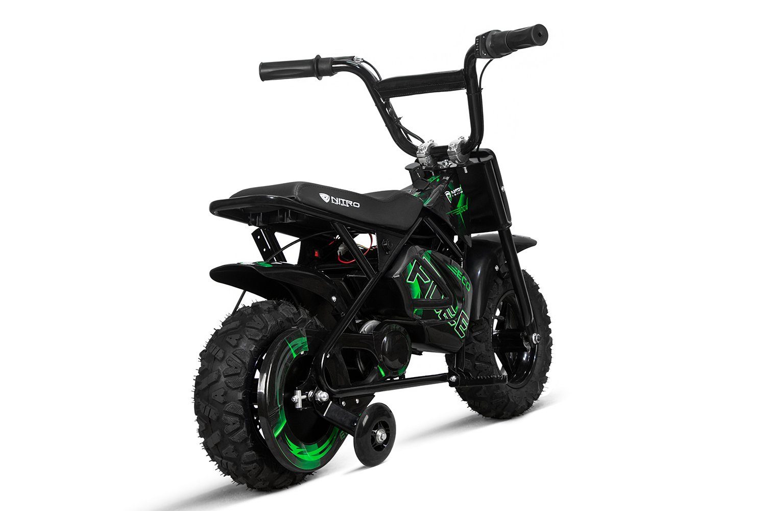 Smarty Elektro-Kindermotorrad Eco Flee 300W 2-Stufen Pink 6,5 24V Zoll