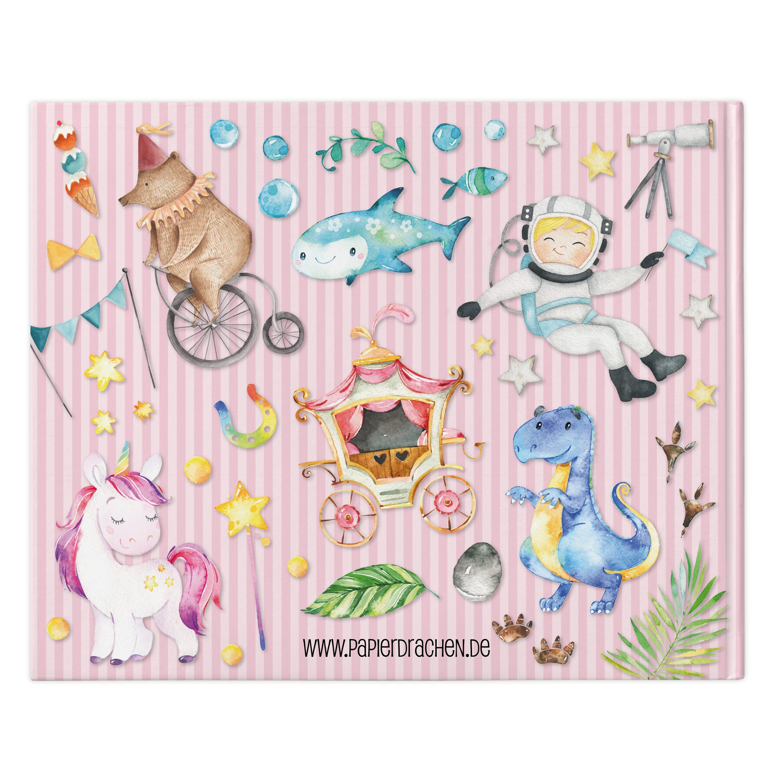 PAPIERDRACHEN Tagebuch Freundebuch für Kinder - Schulfreunde