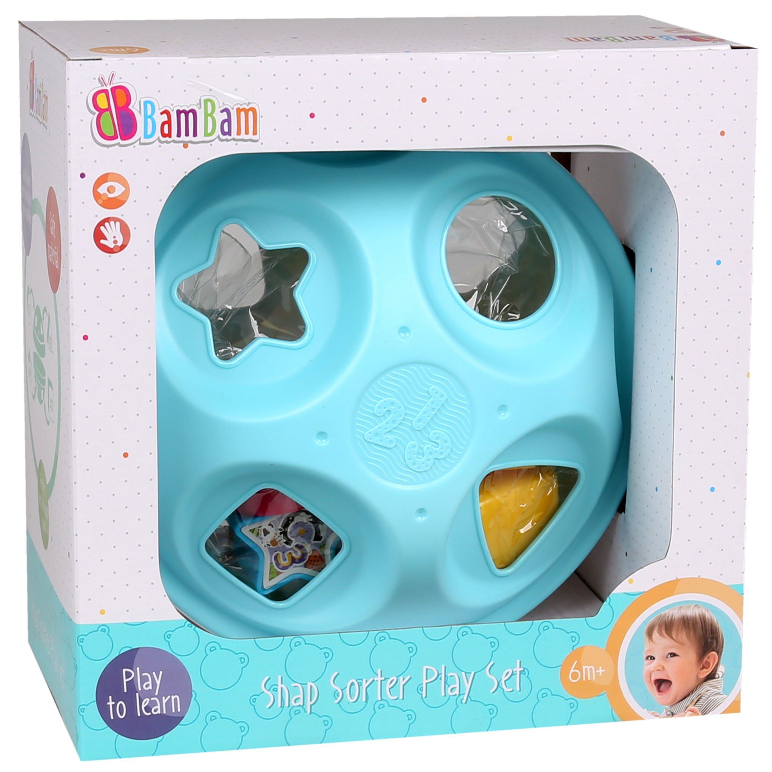 Lernspielzeug Sortierer von Lernspielzeug, Spielzeug für ein Baby 6m+ BamBam