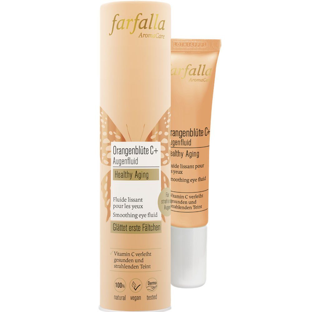 Farfalla Essentials AG Gesichtspflege Orangenblüte C, Orange, 15 ml