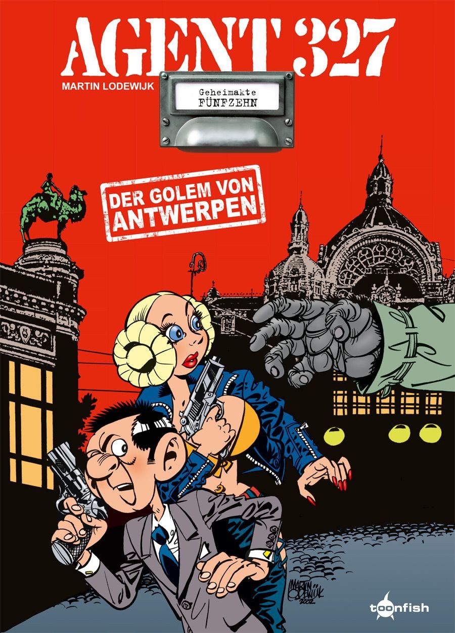 Cartoon Agent 327. Band 15 Der Golem von Antwerpen Martin Lodewijk