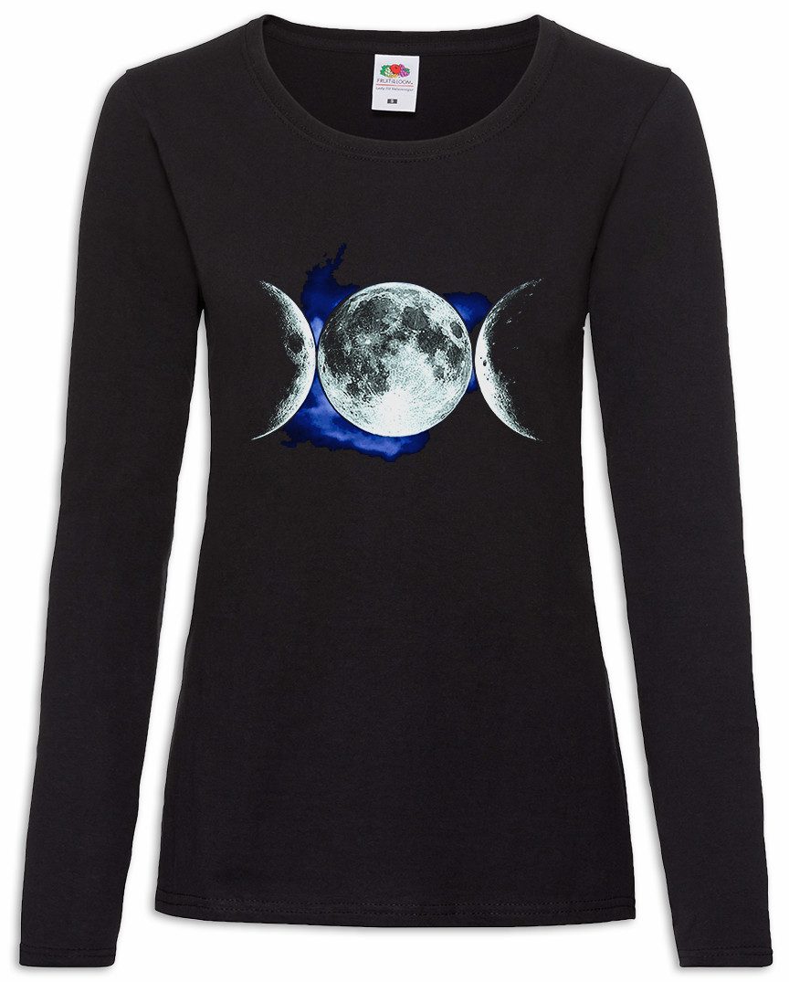 Langarmshirt Triple Goddess Damen Langarmshirt Crowley Graves Celtic Heidentum