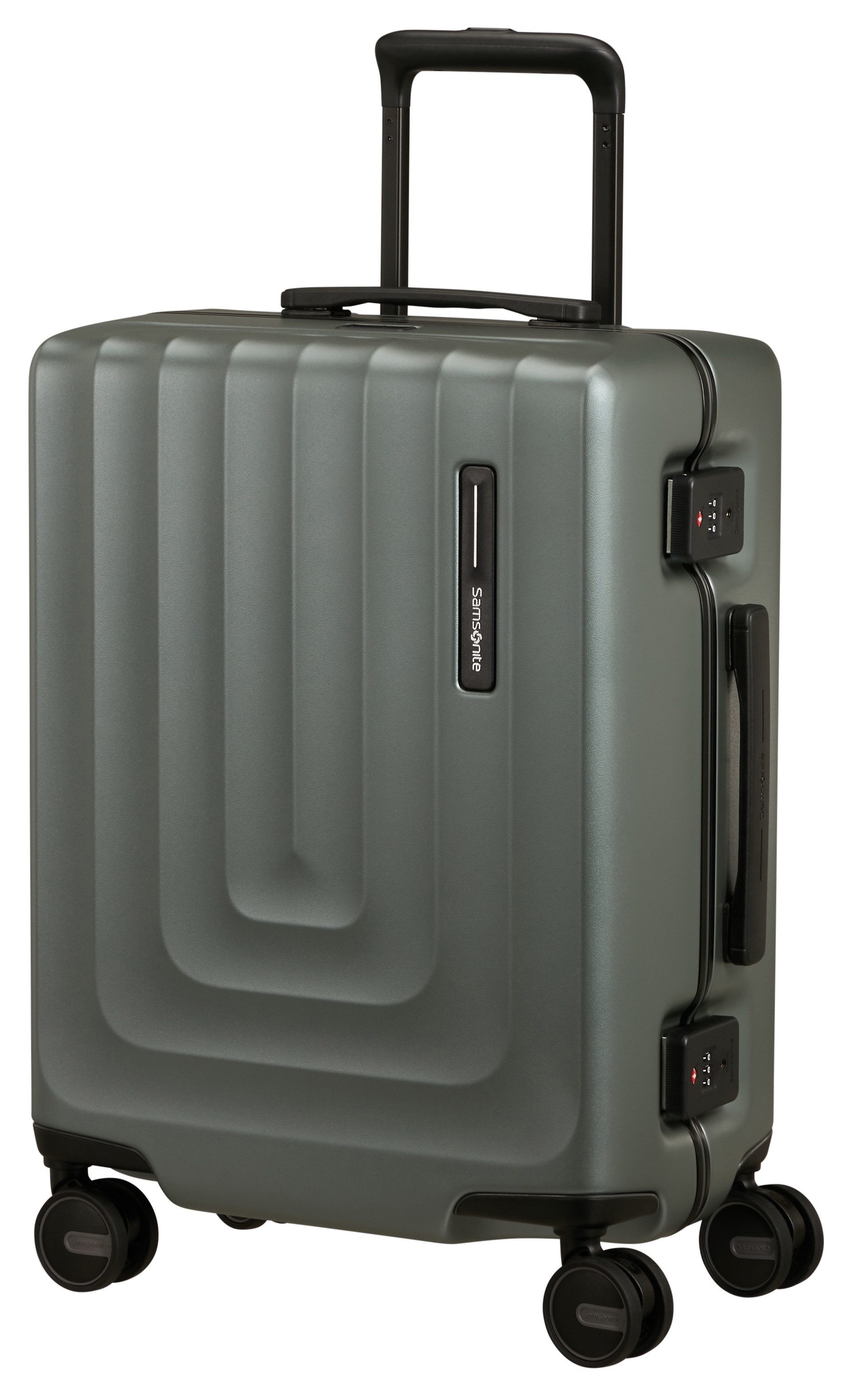 Samsonite Hartschalen-Trolley FOCUS, verschiedene Größen und Farben, 4 Rollen, mit festen Trennwänden und Reißverschlusstaschen von Samsonite