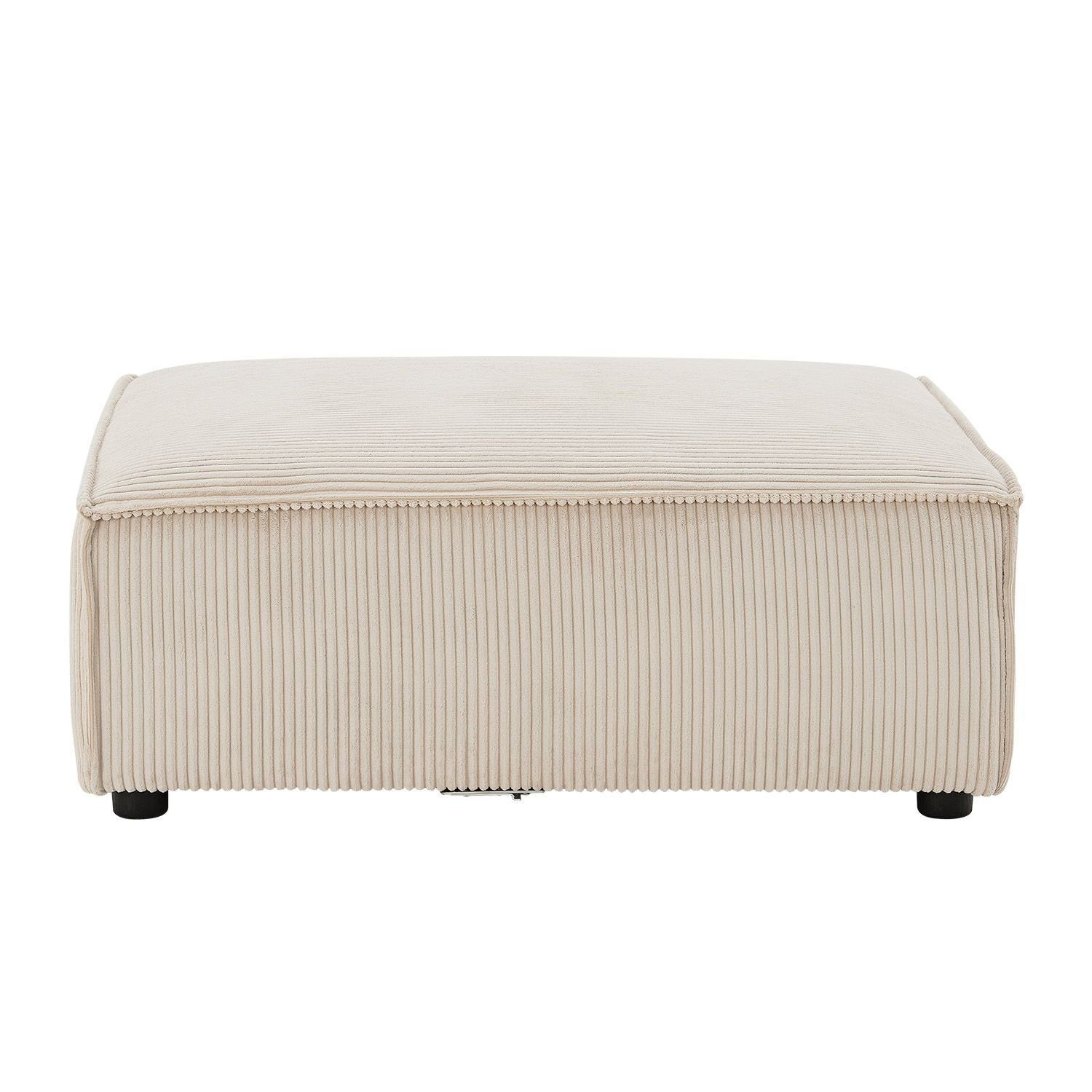 Juskys Sofa Domas, Ottomane zum Füße günstig online kaufen