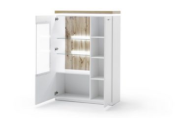 möbelando Highboard Chalki, 98 x 143 x 38 cm (B/H/T)