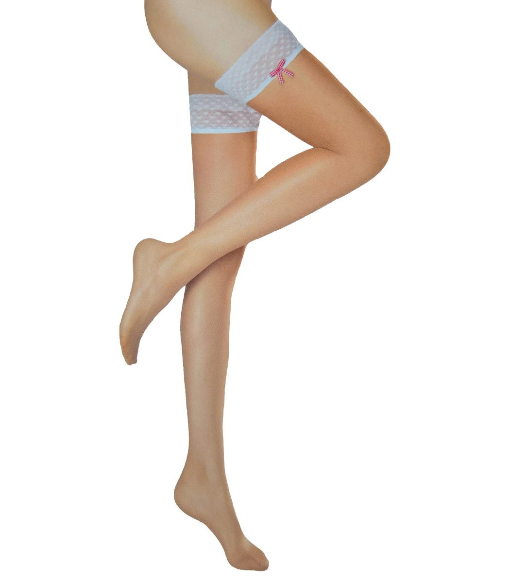 KUNERT Halterlose Strümpfe EDELWEIS STYLE (Packung, 1-Paar, 1 Paar) transparent & matt