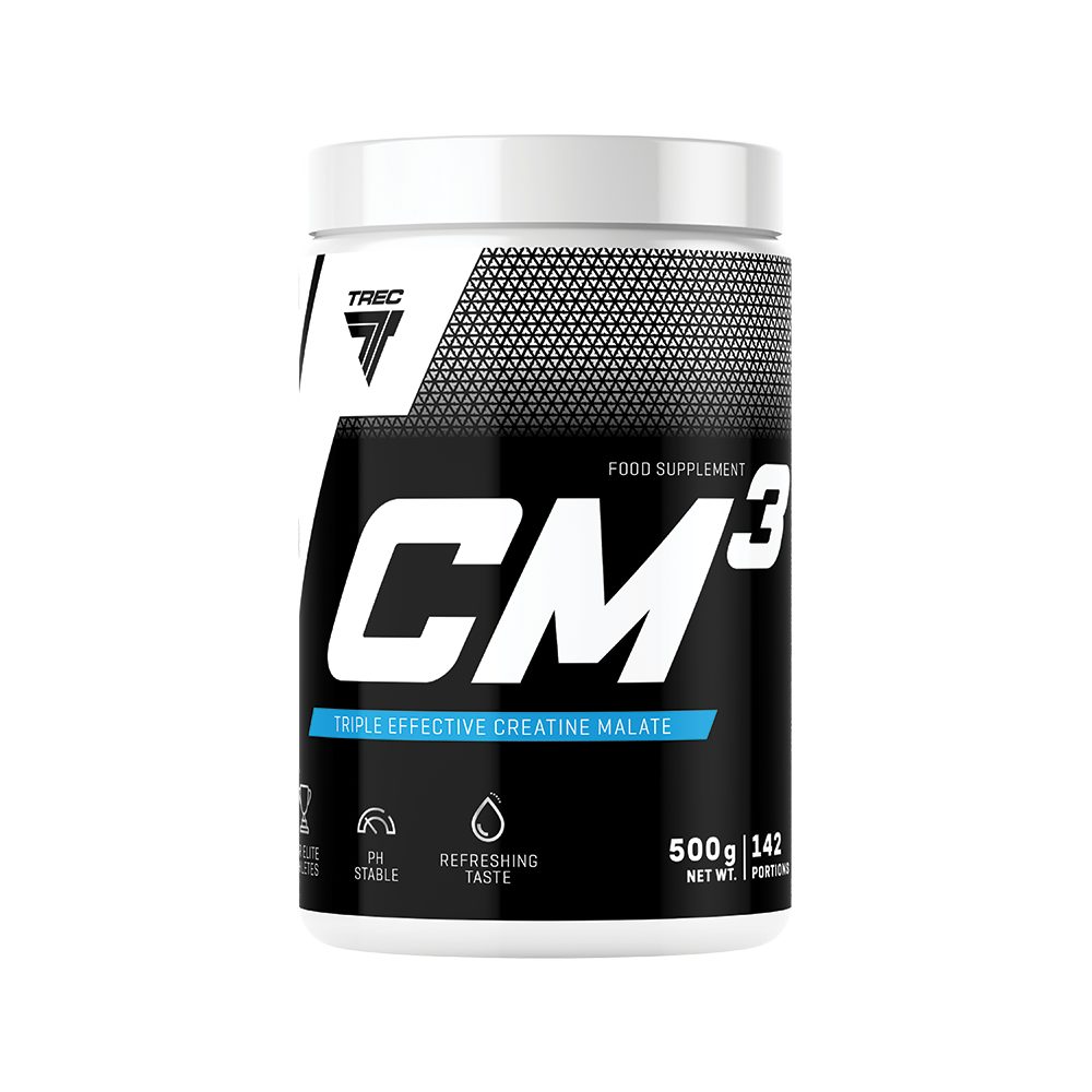 TREC Nutrition TREC® CM3 Tri Creatine Malate 500g Pulver, Tri-Kreatin-Malat in Pulverform