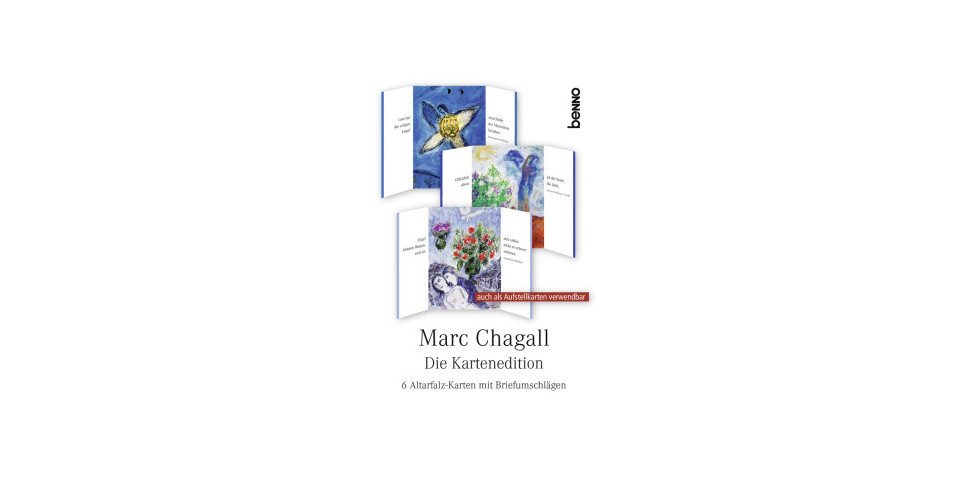 St. Benno Verlag Fotoalbum 6er-Set Altarfalzkarten »Marc Chagall«