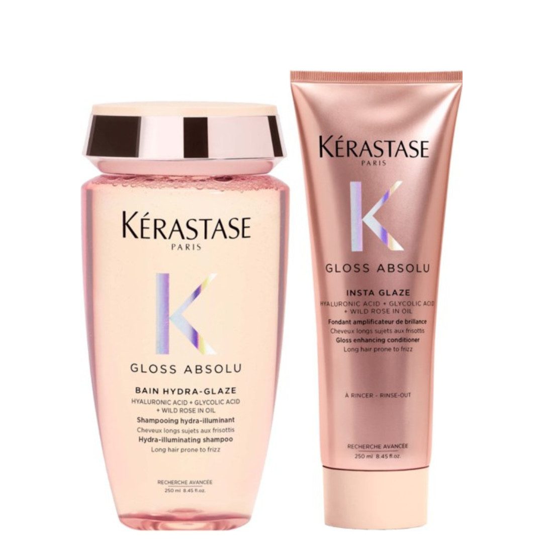 Kérastase Haarpflege-Set Gloss Absolu Duo - Bain Hydra-Glaze & Insta Glaze, 2-tlg.