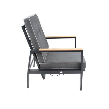 Green Spirit Gartenlounge-Set Gartenmöbel Set Tomar, (Set, 5-tlg), Sessel mit stufenlos verstellbaren Rückenlehnen