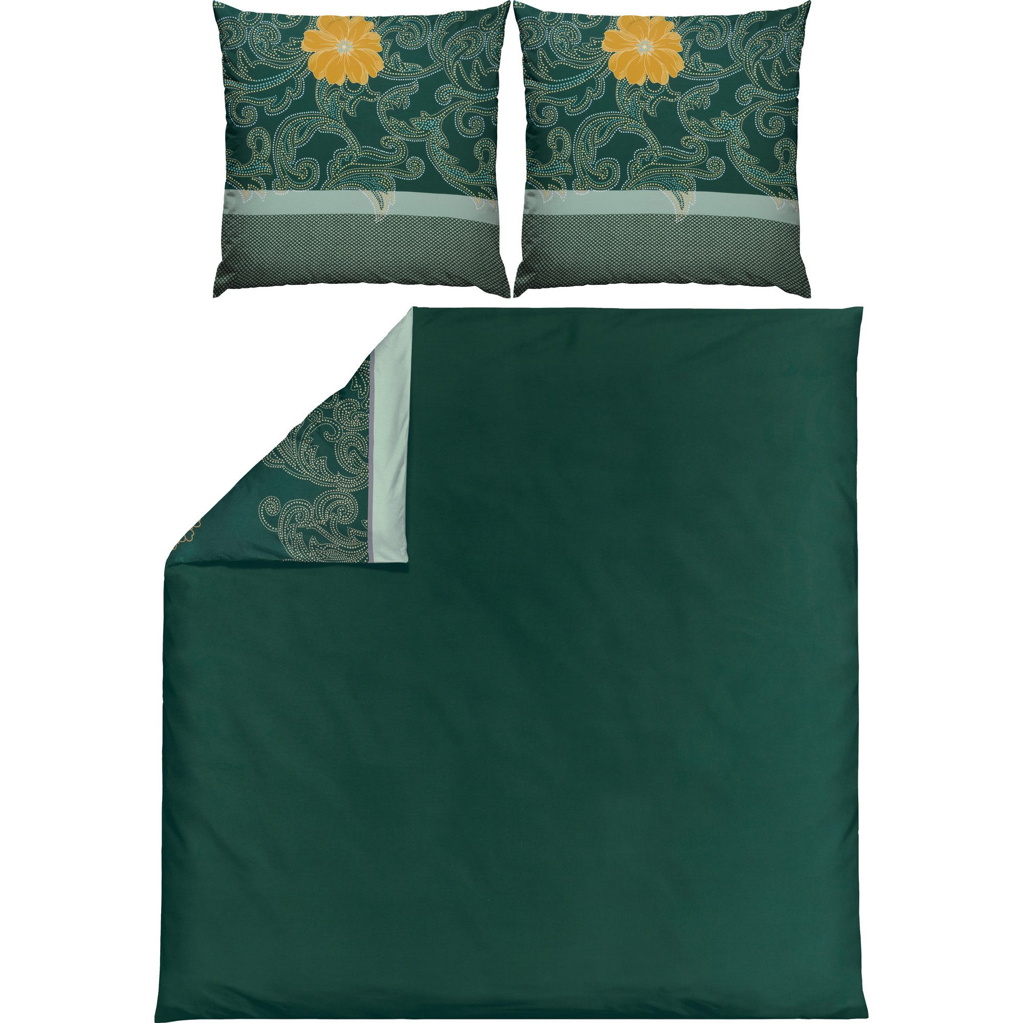 REDBEST Bettwäsche Wendebettwäsche, Mako-Satin, Satin Paisley günstig online kaufen