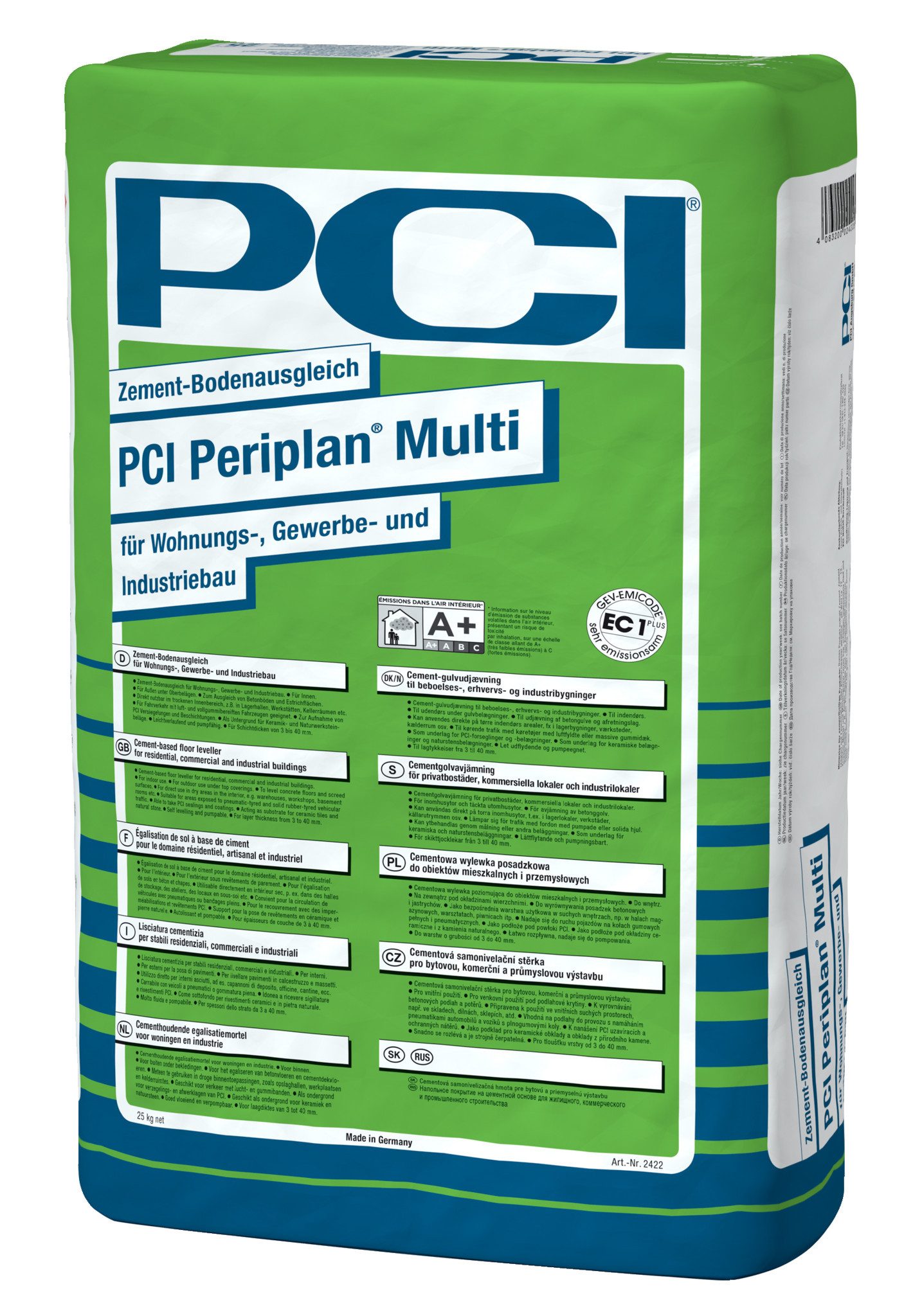 PCI Flächenspachtel PCI Periplan® Multi grau 25 kg