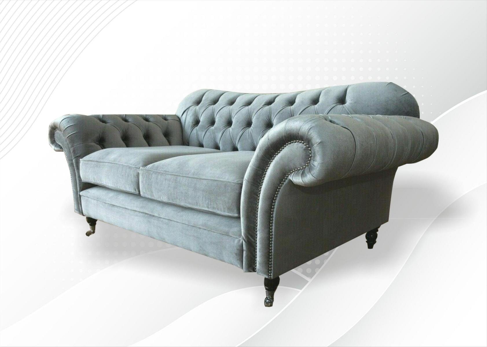 Chesterfield Sitzer Couch Chesterfield-Sofa, cm Sofa 2 200 Design JVmoebel