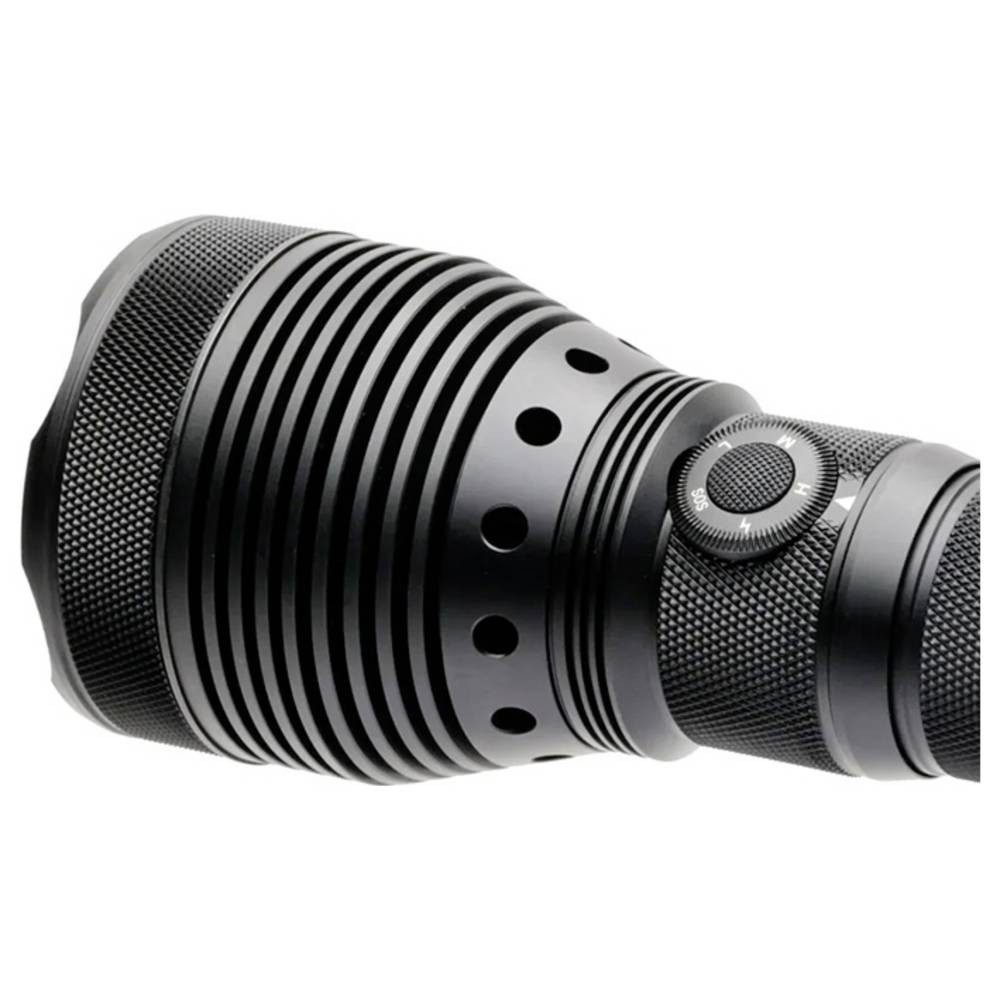cemon Taschenlampe LED Akku-Handscheinwerfer Große Reichweite, IPX8 (wasserdicht), mit, Große Reichweite, IPX8 (wasserdicht), mit Stroboskopmodus, mit USB-Sch