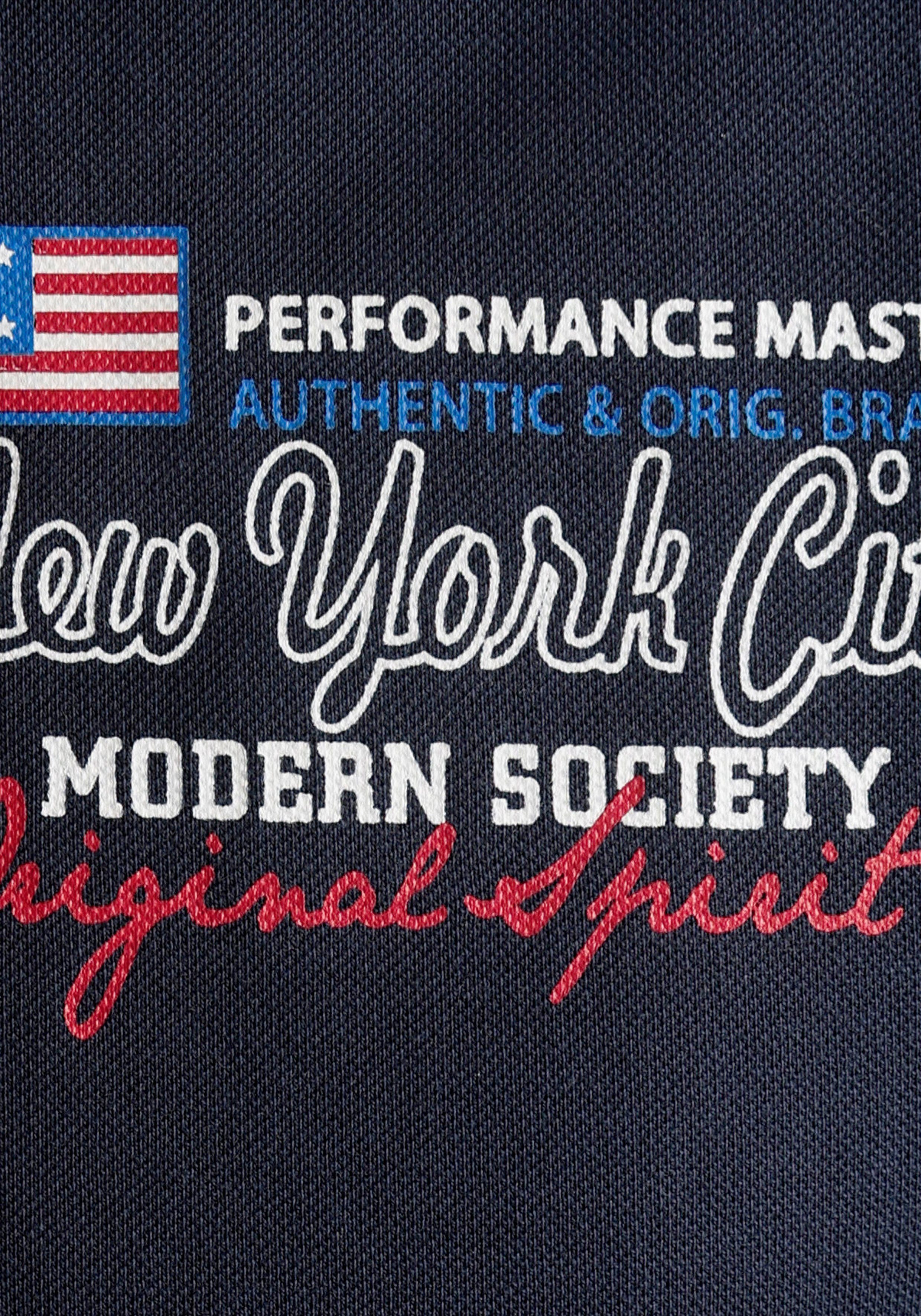 Man's World Poloshirt Kurzarm, lässige Passform, bedruckt, Polokragen – Bild 5 von 5