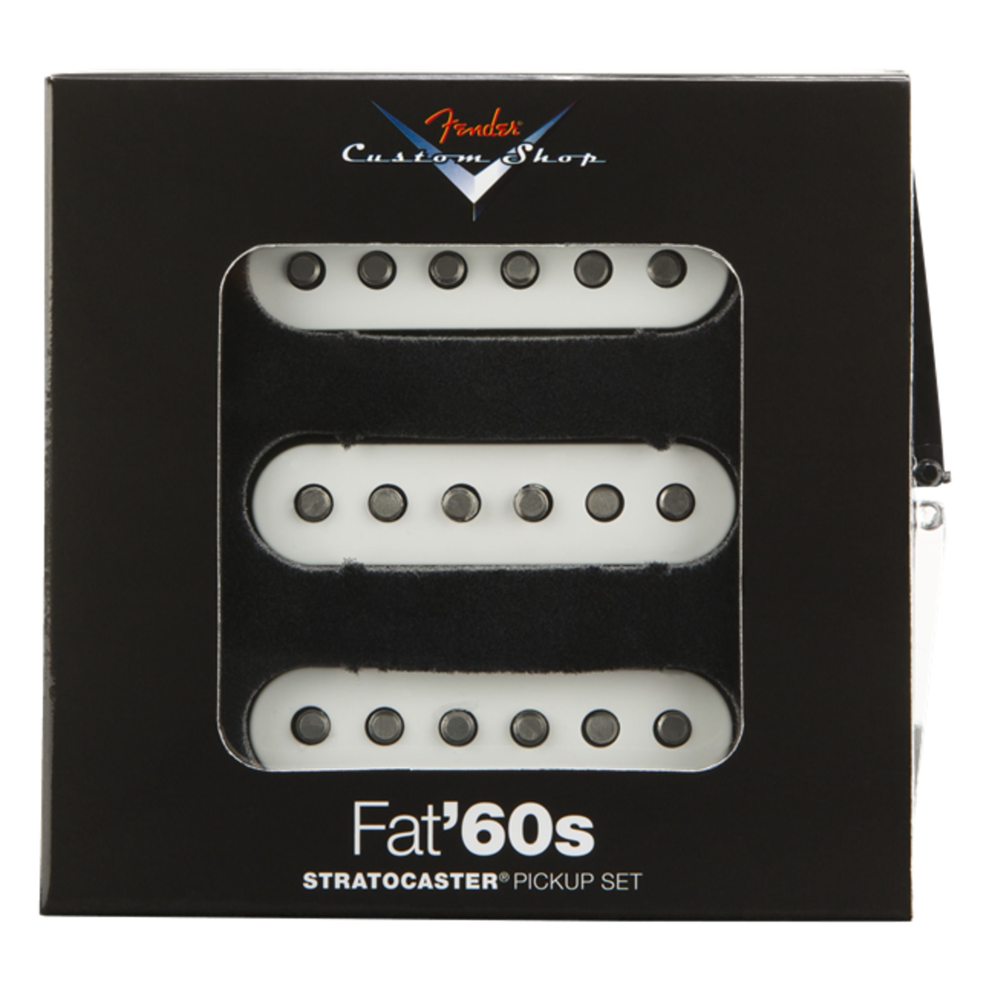 Fender Tonabnehmer, (Custom Shop Fat '60s Stratocaster Pickups, E-Gitarre Tonabnehmer, Single-Coil), Custom Shop Fat '60s Stratocaster Pickups - Single Coil Tonabnehmer