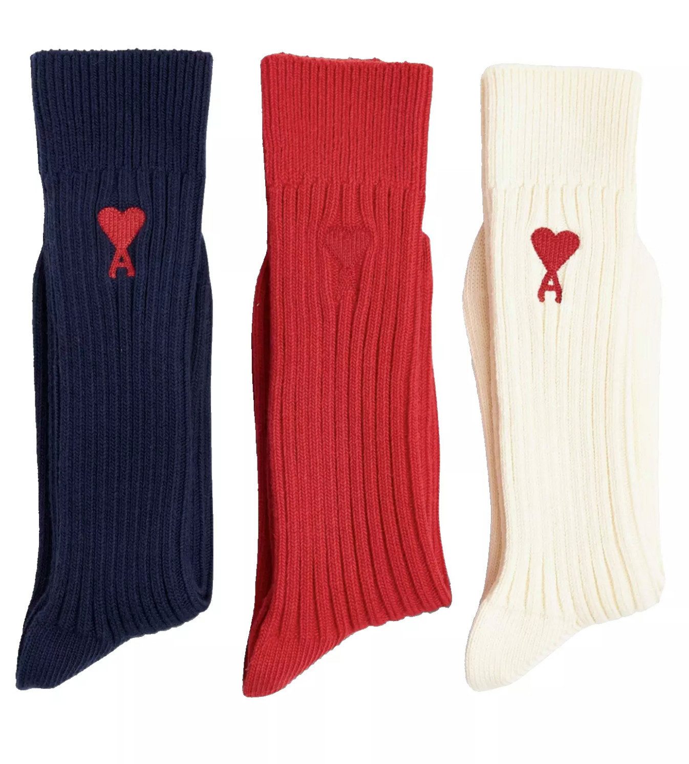 AMI PARIS - ALEXANDRE MATTIUSSI Freizeitsocken Unisex 3-er Pack Ami de Coeu günstig online kaufen