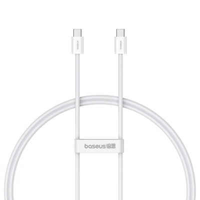 Baseus Superior Series II USB-C – USB-C 30 W 480 Mbit/s Kabel – Weiß Smartphone-Kabel, (100 cm)