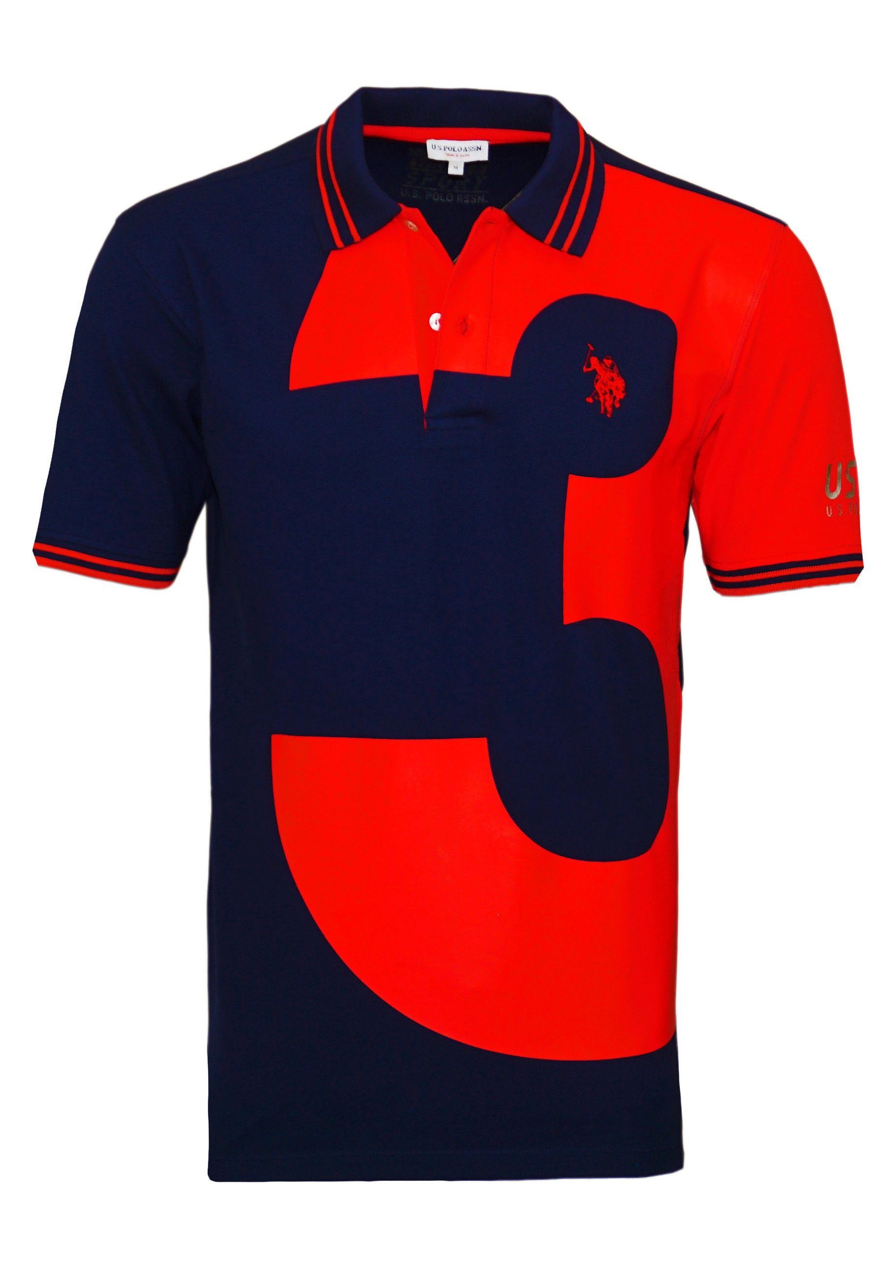 U.S. Polo Assn Poloshirt Shirt Poloshirt No.3 Polohemd (1-tlg) dunkelblau