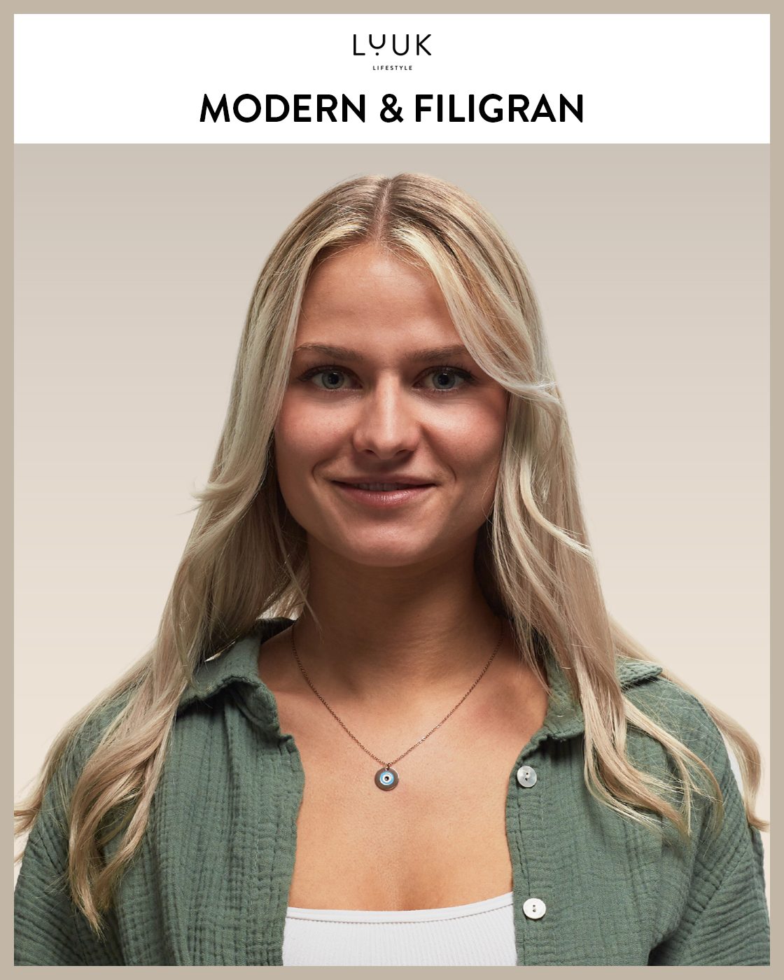 LUUK LIFESTYLE Kette mit Anhänger Evil günstig online kaufen