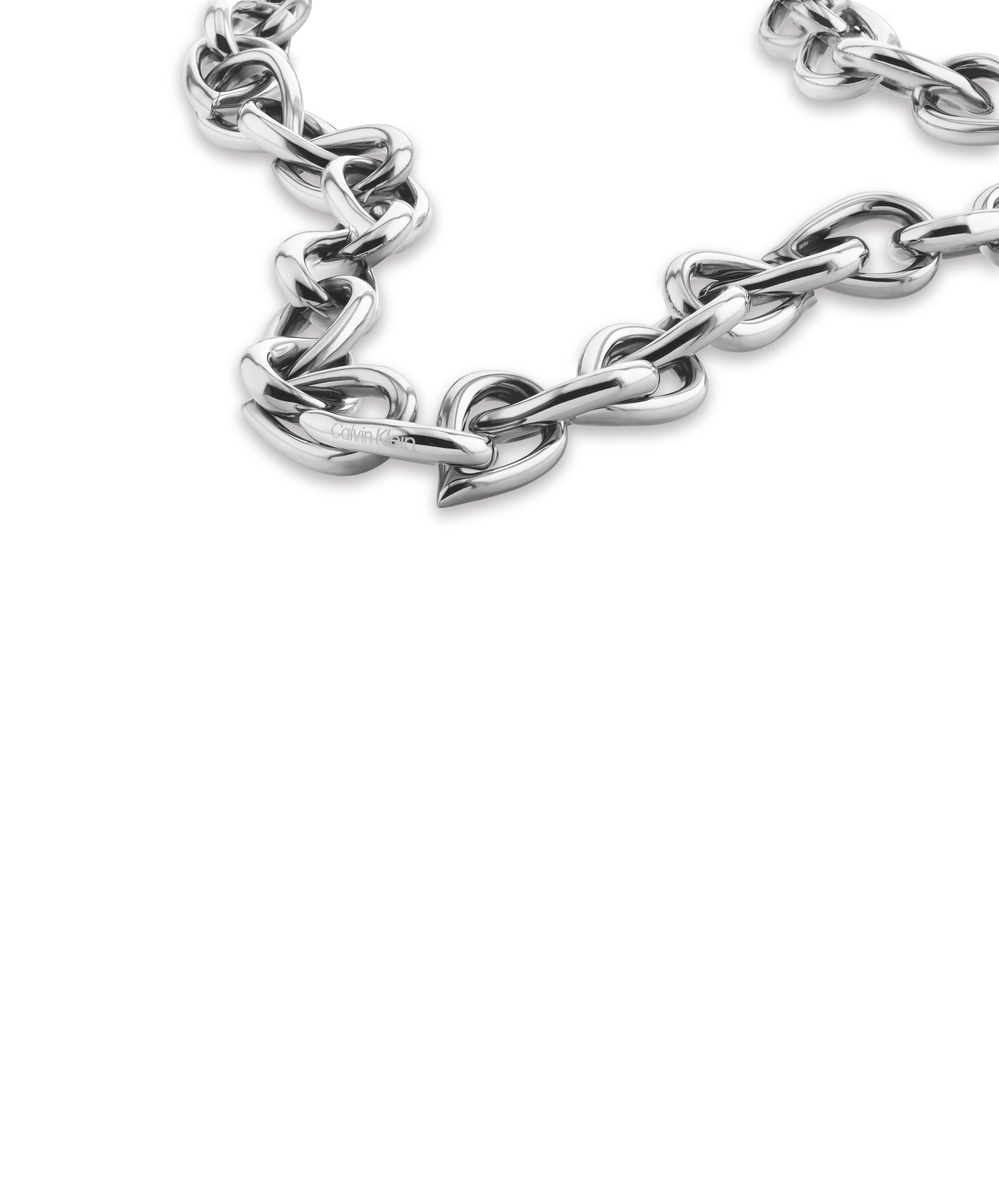 Calvin Klein Edelstahlkette SCULPTURED DROPS