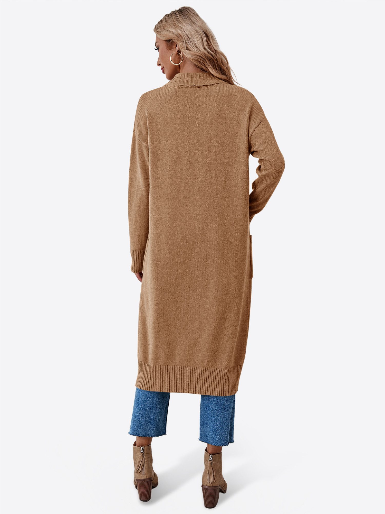 Imily Bela Cardigan Damen Grobstrick-Pullover Mantel (Packung, 1-tlg., 1per günstig online kaufen