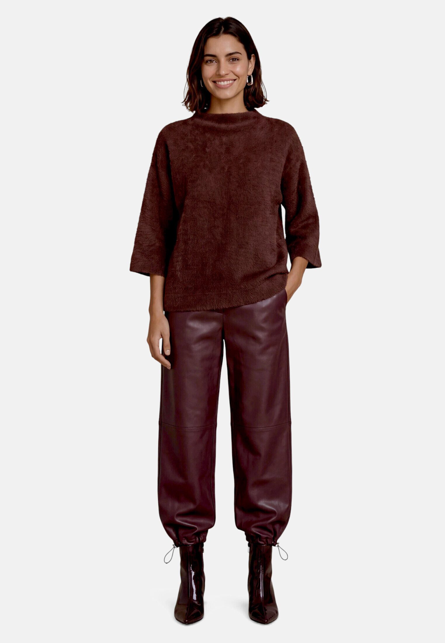 Zero Sweatshirt Damen mit 3/4 Arm Material