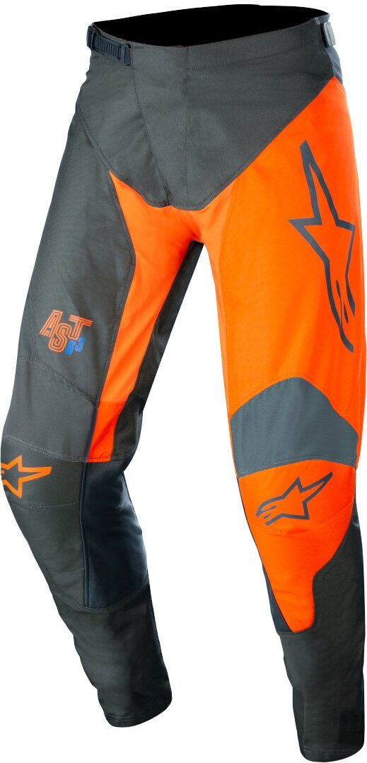 Alpinestars Motorradhose Racer Supermatic Motocross Hose Gray/Orange | Motorradhosen