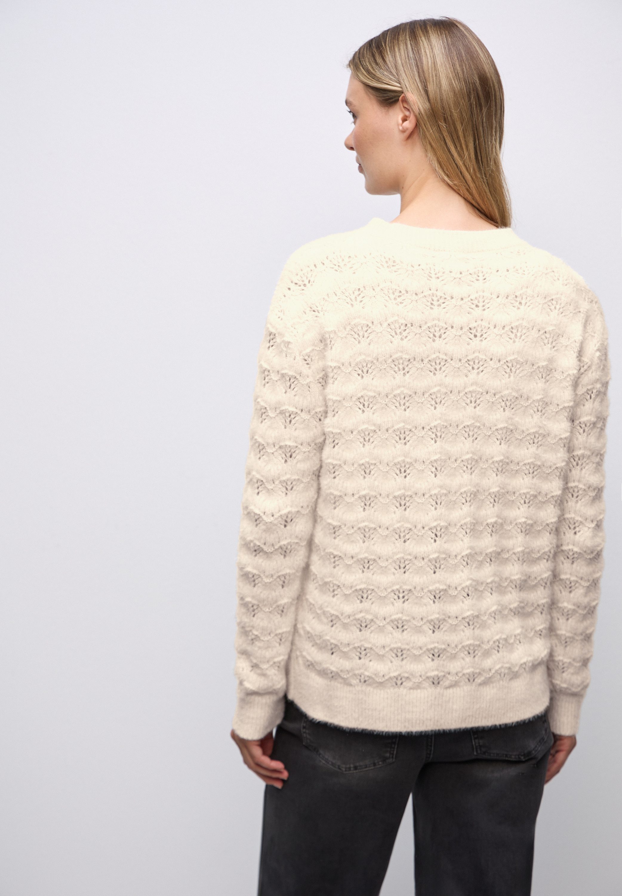 STREET ONE Rundhalspullover günstig online kaufen