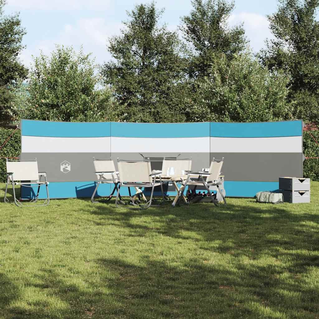 vidaXL Pavillon Camping-Windschutz Blau 508x130 cm günstig online kaufen
