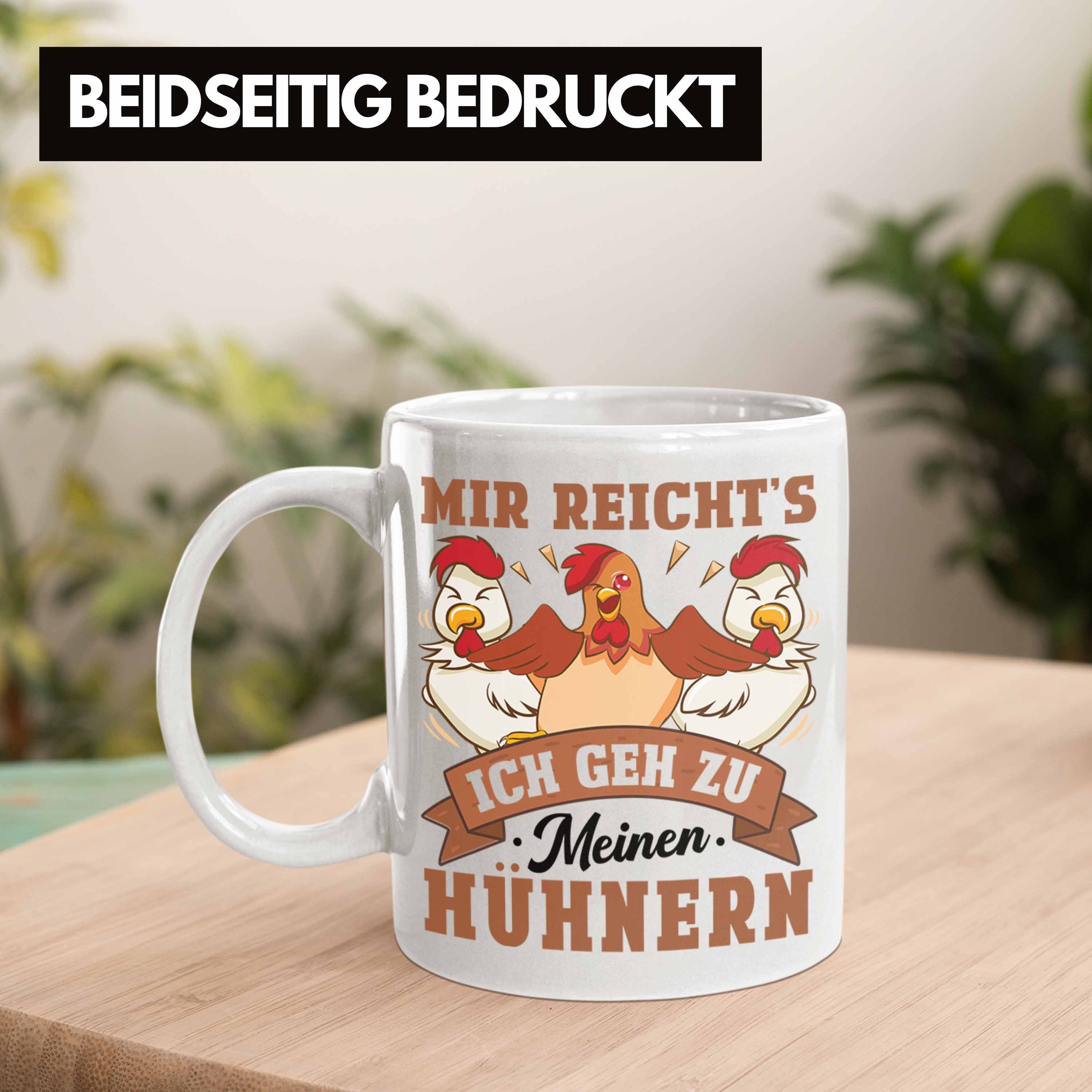 Zu Trendation Geh Reichts Mir Bauernhof Hühnern Landwirt - Ich Trendation Spruch Tasse Meinen Tasse Weiss Geschenk