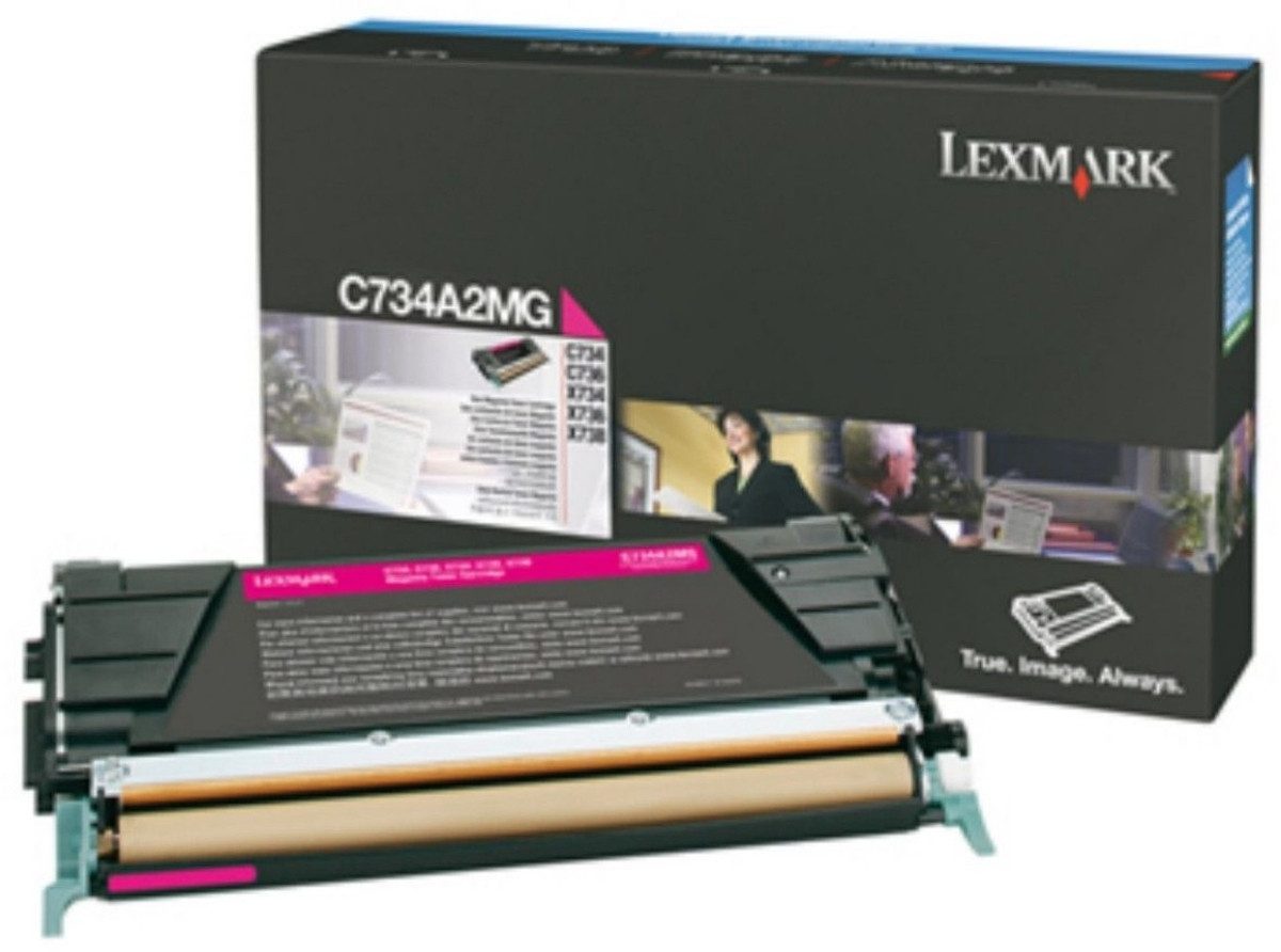 Lexmark Tonerpatrone Toner Lexmark C734A2MG C734 magenta