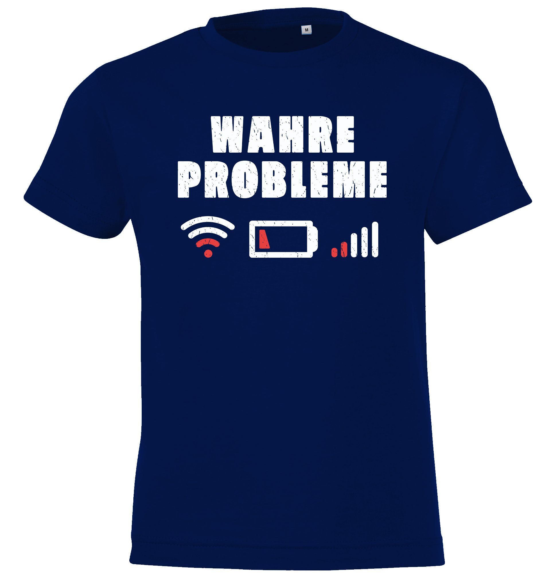 Print-Shirt "Wahre Probleme" Shirt für Jungen und Mädchen