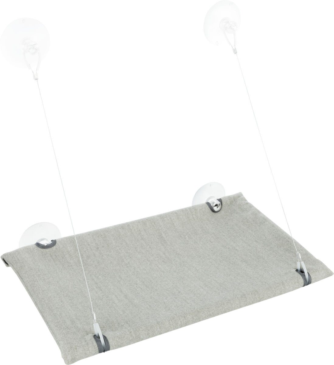 TRIXIE Katzenliege Fenster-Liegeplatz - grau - 50 × 30 cm